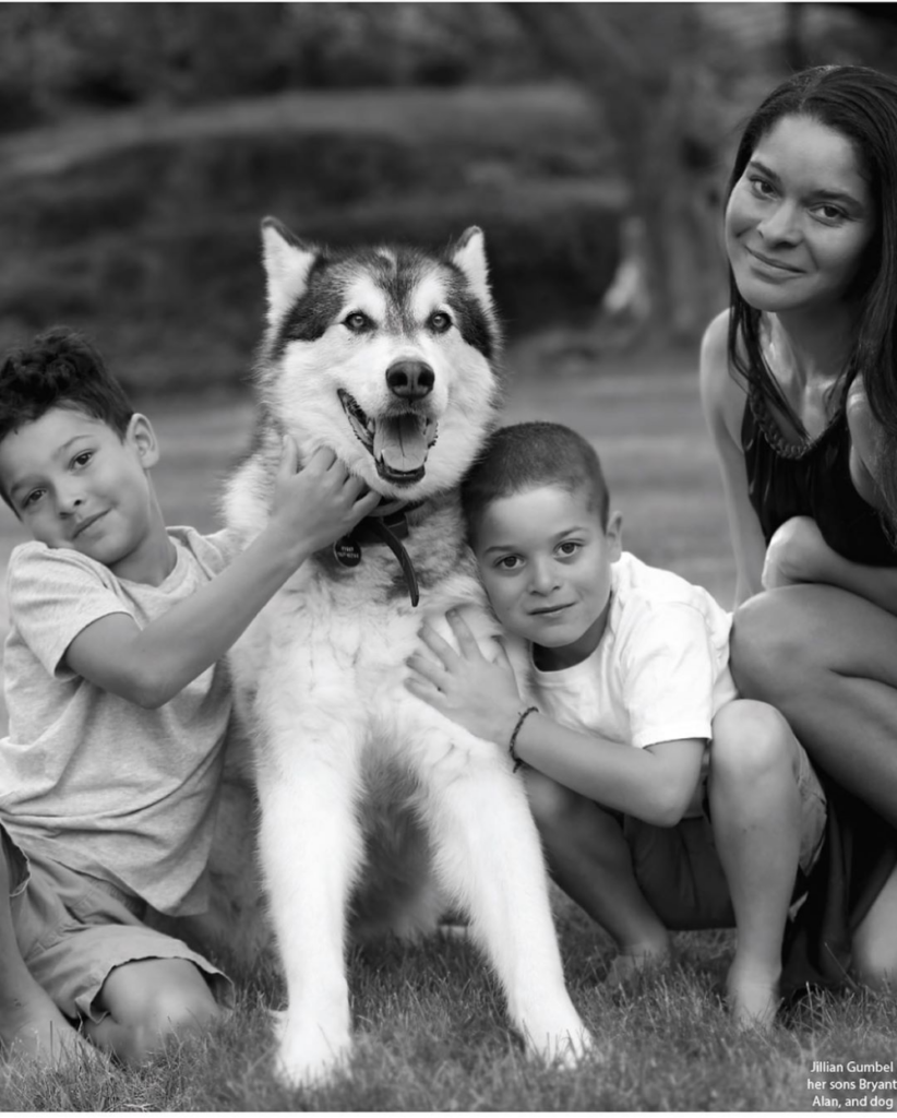 June Baranco Children: Bradley and Jillian Gumbel