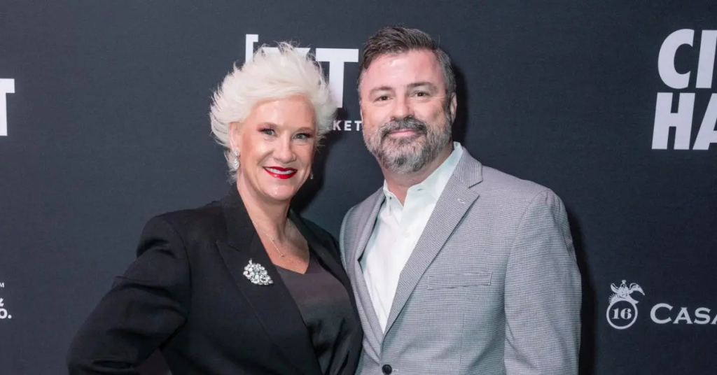 Anne Burrell and Stuart Claxton Anne Burrell and Stuart Claxton